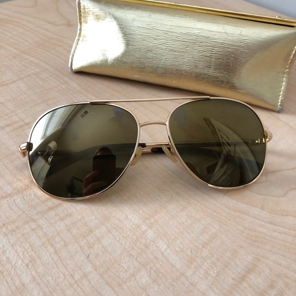 tory burch small aviator sunglasses